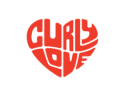 Logotipo de CurlyLove en forma de corazón