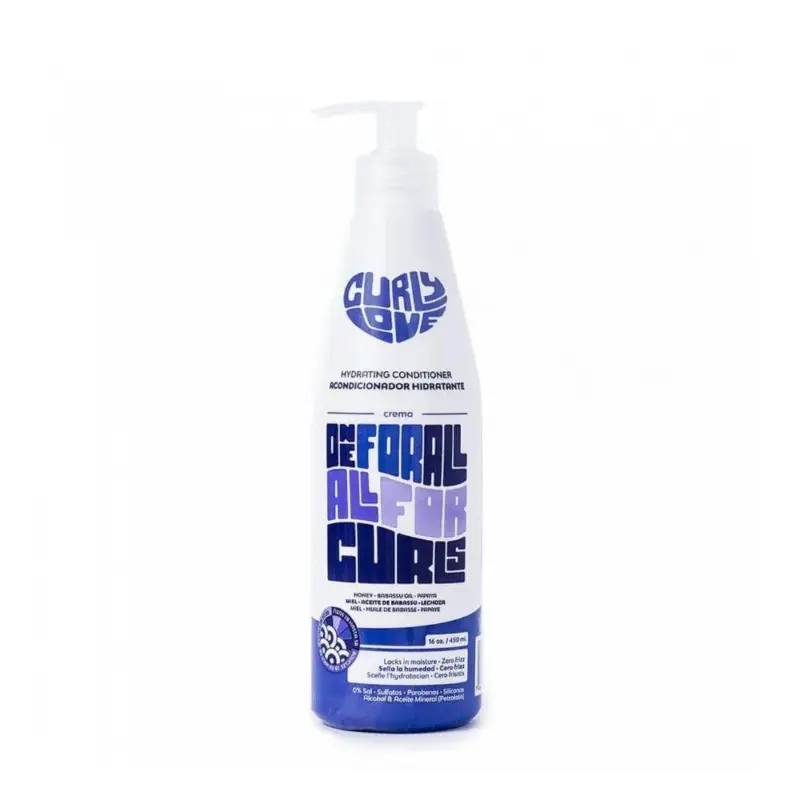 Curly Love Acondicionador Hidratante 450ml, cuida y cotrola el frizz